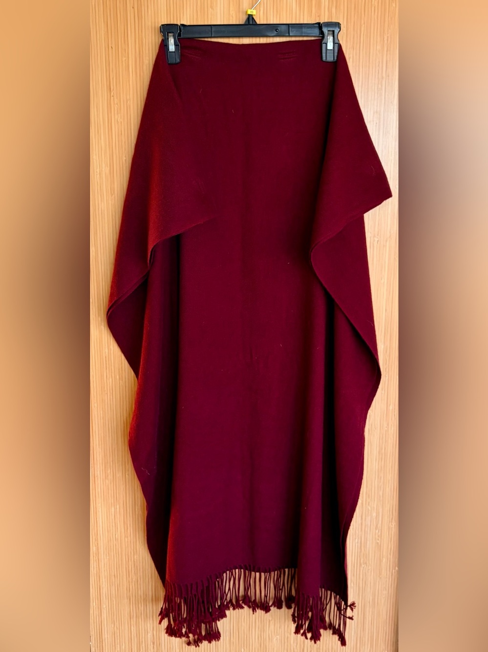 Pashmina Burgundy Wrap Shawl